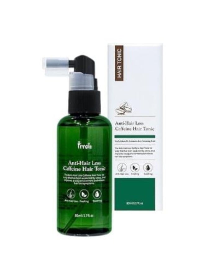 PRRETI Caffeine Anti-Hair Loss Tonic 80ml - Image 1